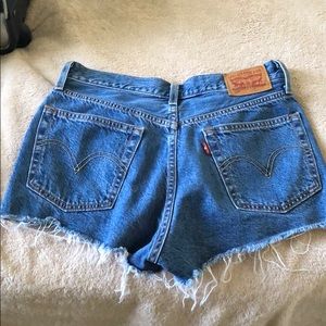 High rise Levi Strauss Jean shorts